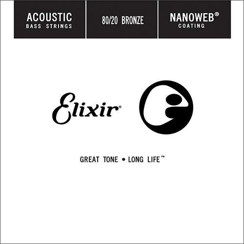 バラ弦: アコースティックベース 80/20ブロンズ NANOWEBコーティング | Elixir® Strings